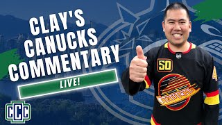 CANUCKS LINES DPAIRINGS AND ROSTER CUTS LIVESTREAM  October 1 2024 [upl. by Engis]