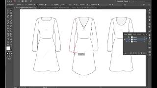 CAD FOR FASHION  Adobe Illustrator for Fashion Design Demo [upl. by Atinad81]