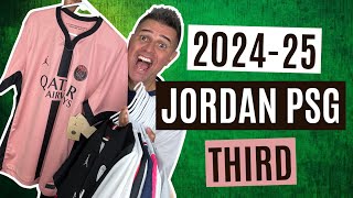 JORDAN 202425 PSG THIRD SHIRT REVIEW 🤩 My Jordan X PSG shirt collection [upl. by Raybin]