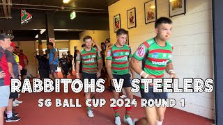 Rabbitohs v Steelers Highlights  SG Ball Cup 2024 Round 1 [upl. by Odlonyer]