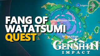 Fang of Watatsumi Genshin Impact [upl. by Esorylime]