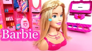 Barbie hairstyle 6 barbie barbiedoll barbiedollcartoon barbiedollhouse [upl. by Anissej]