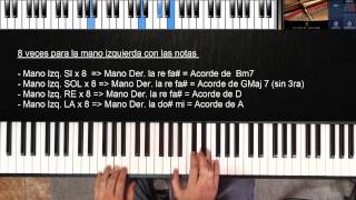 Arreglos y acompañamientos para Piano  Lección 12 Part 1 Piano Paradiddle [upl. by Oswell382]