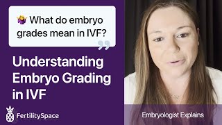 Embryo Grading in IVF Explained  What do embryo grades mean  FertilitySpace [upl. by Annala]