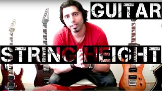 How to adjust the String Height Action on Your Guitar Tutorial [upl. by Nomra]