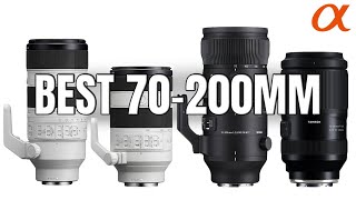 BEST SONY 70200mm LENS  Sony VS Sigma VS Tamron [upl. by Arayt222]