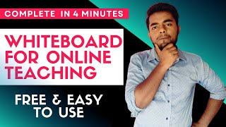 whiteboard for online teaching  How to use the online whiteboard and enhance your teaching quality [upl. by Barby]