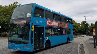 Bus Spotting in Milton Keynes Arriva Optare Olympus B9TL 4104 YJ08 EEB Route 3 to Magna Park [upl. by Nevaeh]