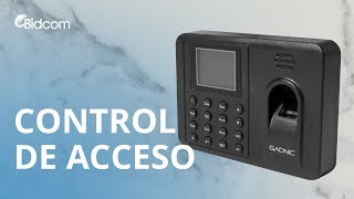 Control De Acceso Gadnic Biometrico Huella Digital Clave Seguridad ACCES001 [upl. by Nonahs345]