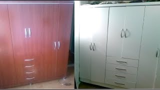 DIY  TRANSFORME SEU GUARDAROUPA COM PAPEL CONTACT [upl. by Rj368]