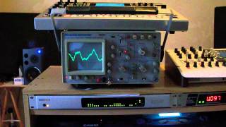 Mise en fonction de loscilloscope Beckman industriel 9020 [upl. by Ric]