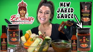 REVIEWING BLOVES NEW SMACKALICIOUS JARED SAUCE 🔥🌶️ [upl. by Oknuj]