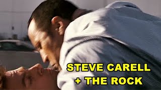 Gay Kiss Get Smart Steve Carell  Dwayne Johnson [upl. by Arrik]