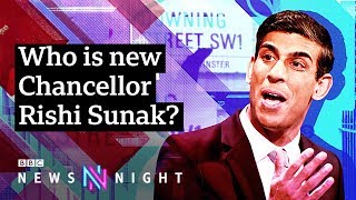 Who is Rishi Sunak Shock appointment of unknown new chancellor – BBC Newsnight [upl. by Elleivad312]