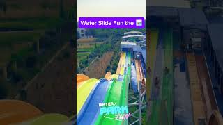 Water Slide Ride  waterslide familyfun familywaterpark fun themeparkfun Water Park Fun [upl. by Eniamreg956]