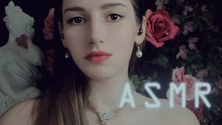 ASMR GERMAN  Facemassage  ♥♣♥ Rosengarten Massage und viel Entspannung ♥♣♥ deutsch [upl. by Annaitat]