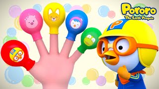 Pororo Color Finger Family  Color Balloon Song🎈  3D Color Song for Kids  Pororo in English [upl. by Debbi374]