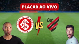 Placar Ao Vivo Internacional x Atlético Paranaense  copadobrasil [upl. by Rebma]