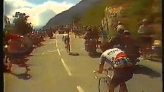 Tour de France 1987  20 Alpe D´Huez Etxabe [upl. by Aihsatan]