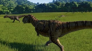 Metriacanthosaurus VS Majungasaurus  Jurassic World Evolution [upl. by Dieterich]