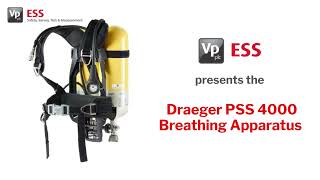 Draeger PSS 4000 Self Contained Breathing Apparatus SCBA [upl. by Llerrahs]