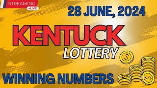 Kentucky Midday Lottery Results For  28 Jun 2024  Pick 3  Pick 4  Powerball  Mega Millions [upl. by Eanat251]