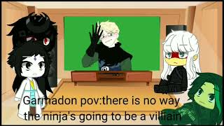 Ninjago villains react to Trypophobiafirst reaction videosorry if this was short [upl. by Nakah32]