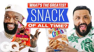 DJ Khaled Debates Rick Ross Best Snack of All Time  GQ Hype Debate [upl. by Llenart]