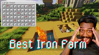 Best Early Game Iron Farm for Minecraft 121 [upl. by Haonam]