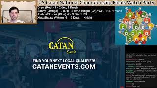 US Catan National Championship Finals Watch Party and Live Commentary [upl. by Ahsaf]