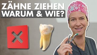 Zähne ziehen Ablauf amp Erklärung LIVE Behandlung [upl. by Romeon867]