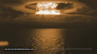 Hydrogen bomb in the Pacific Castle Bravo 1954 [upl. by Ahsikel]