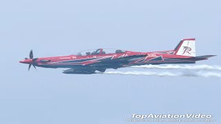 RAAF Roulettes Aerobatic Team Singapore Airshow airshow aerobatic military aerobatics airfest [upl. by Lexy]