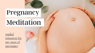 Pregnancy Meditation  Hypnotic Guided Anxiety Relief Bond with Your Baby [upl. by Alvie]