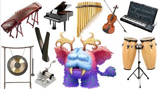 All Voice Actors and Monster Instruments All Monsters My Singing Monsters [upl. by Oidivo]