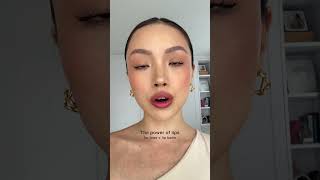 my favorite is the lip liner  lip balm look 👀 lipstick makeuptutorial [upl. by Teiluj]