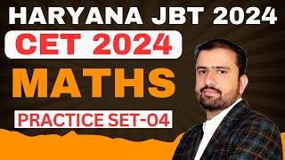 JBT SCREENING 2024 MATHS CLASS 4  DINESH MANJHU SIR  hssc htet maths [upl. by Danziger]