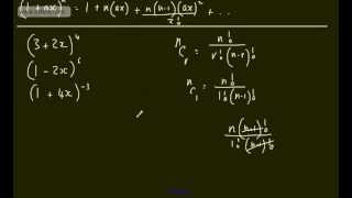 Core 2  Binomial Expansion 4  Using 1axn method for expanding a bracket [upl. by Osmond]