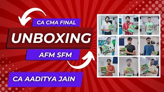 CA Final AFM🔥  CMA Final SFM 🔥 CA Final Unboxing 🔥🔥  Aaditya Jain Sir  CA New Syllabus [upl. by Neelia]