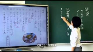 小学生国語 『主語、述語、修飾語』 [upl. by Haem]