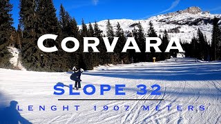 Corvara  Alta Badia  Slope 32 Vizza for beginners [upl. by Euqinamod684]