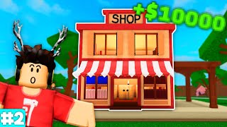 I Built A SHOP In 3 HOURS  Lumber Tycoon 2 Lets Play 2 [upl. by Wichern]