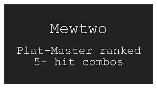 Mewtwo PlatinumMaster ranked anonymized dataset 5 hits minimum [upl. by Nylirak]