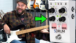 So Easy A Bass Player Can Do It  Digitech SDRUM First Impressions with Chuck Bailey [upl. by Kcirdaed890]