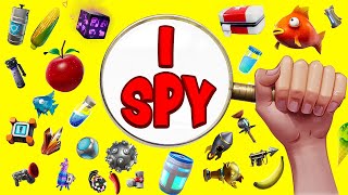 I SPY FORTNITE MAP ALL HIDDEN OBJECTS 431012619827 [upl. by Rorry477]