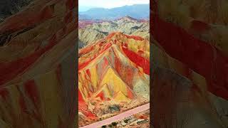 One of the top ten magical geographical landscapes in the world Zhangye Rainbow Danxia [upl. by Munster417]