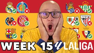 202425 LA LIGA PREDICTIONS  WEEK 15 [upl. by Delilah]