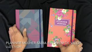 Planner Luz e Vida  Livraria 100 Cristão [upl. by Voe]