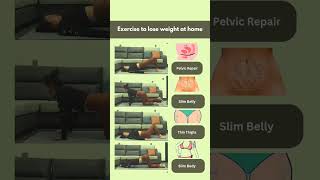 Exercise to lose weight at home🏠 workout loseweight exercise bellyfat weightloss home yoga [upl. by Livvyy742]