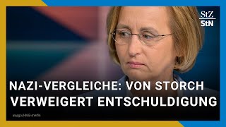 AfDPolitikerin von Storch verweigert Entschuldigung bei „Hart aber fair“ [upl. by Honeywell]